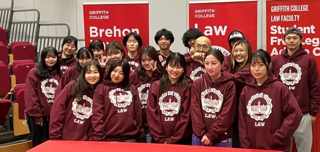 写真:アイルランド留学の記念撮影