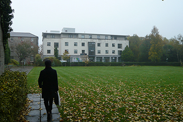 写真:ダブリンシティ大学の広場