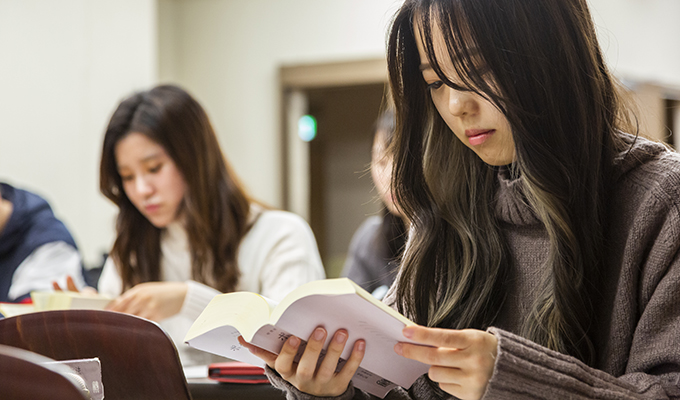 写真:演習受講の様子